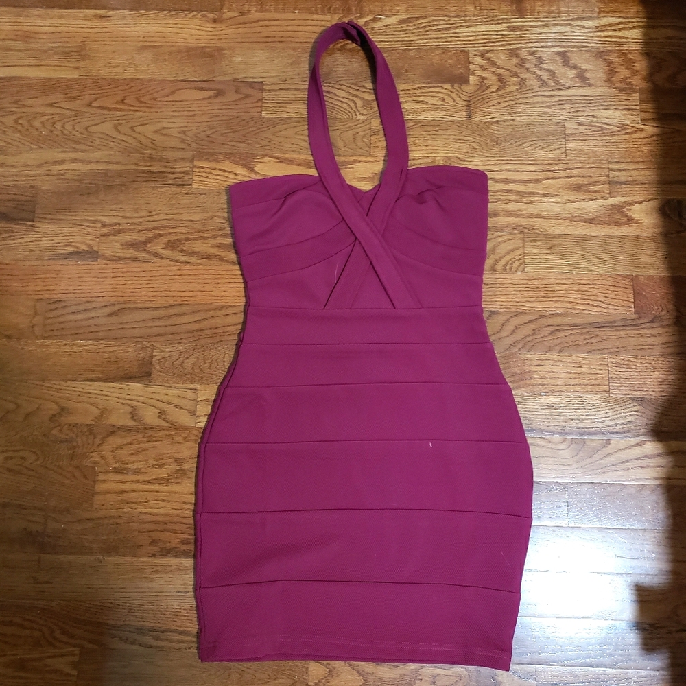 Ark & Co Halter Body Con Dress